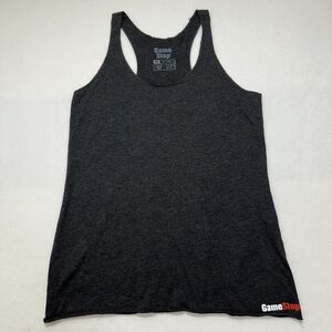 GameStop Women's Medium Slim Fit Tank Top Gray Video Game Sleeveless Pullover